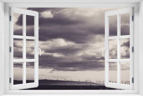 Fototapeta Naklejka Na Ścianę Okno 3D - Wolken