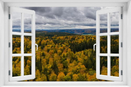 Fototapeta Naklejka Na Ścianę Okno 3D - Herbst bei Tuttlingen