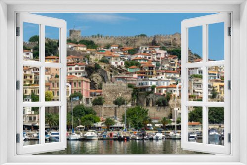 Fototapeta Naklejka Na Ścianę Okno 3D - Kavala town