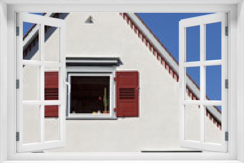 Fototapeta Naklejka Na Ścianę Okno 3D - Ferienhaus