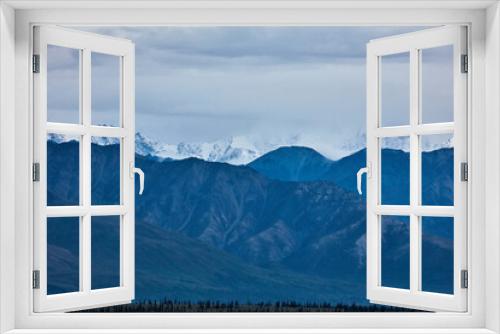 Fototapeta Naklejka Na Ścianę Okno 3D - Alaskan Peaks