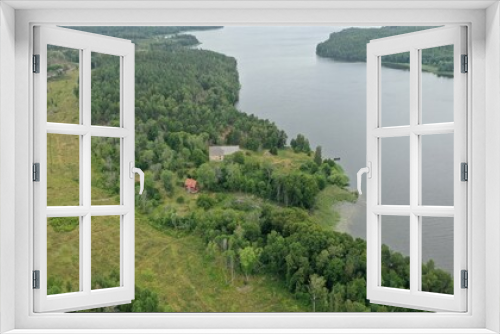 Fototapeta Naklejka Na Ścianę Okno 3D - sur les bords du lac Mälar (Mälaren) en Suède	