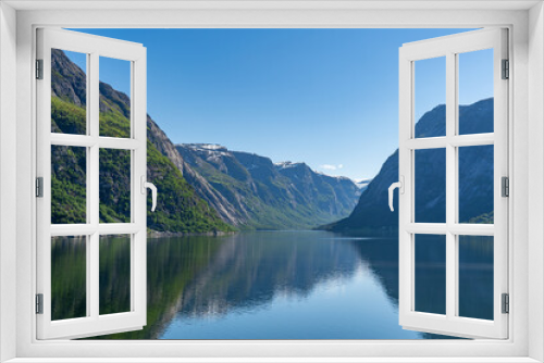 Fototapeta Naklejka Na Ścianę Okno 3D - Beautiful landscape of the fjords in Norway