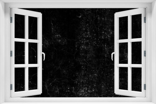 Fototapeta Naklejka Na Ścianę Okno 3D - Old Rough Dirty Black Scratch Dust Grunge Black Distressed Noise Grain Overlay Texture Background.