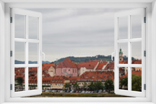 Fototapeta Naklejka Na Ścianę Okno 3D - maribor slovenia, old city, bridge