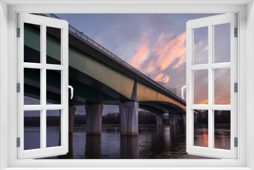 Fototapeta Naklejka Na Ścianę Okno 3D - most/bridgr