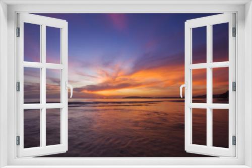 Fototapeta Naklejka Na Ścianę Okno 3D - Amazing sunset