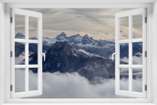 Fototapeta Naklejka Na Ścianę Okno 3D - Die Oberstdorfer Alpen - Nebelhorn im Herbst