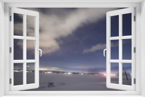 Fototapeta Naklejka Na Ścianę Okno 3D - time lapse clouds