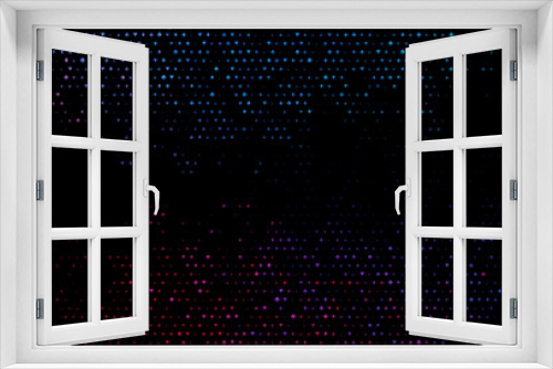 Fototapeta Naklejka Na Ścianę Okno 3D - Dark blue, red vector pattern with symbol of cards.