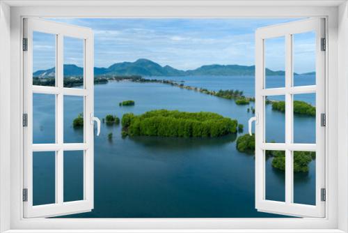 Fototapeta Naklejka Na Ścianę Okno 3D - Green Mangrove Forest