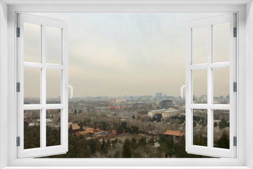 Fototapeta Naklejka Na Ścianę Okno 3D - Beijing, China, November 2016 - A view of a city