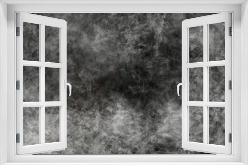 Fototapeta Naklejka Na Ścianę Okno 3D - Fog or smoke isolated special effect. White cloudiness, mist or smog background texture.