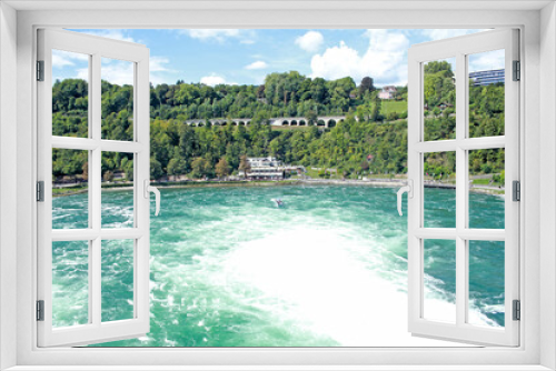 Fototapeta Naklejka Na Ścianę Okno 3D - Rheinfälle, Switzerland