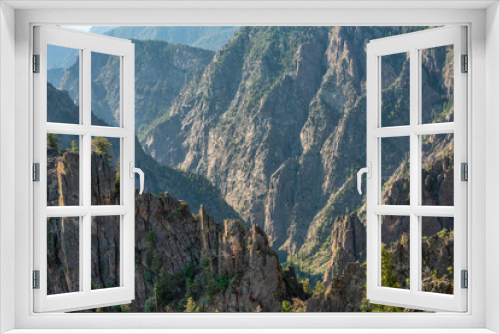 Fototapeta Naklejka Na Ścianę Okno 3D - Black Canyon of the Gunnison National Park, Tomichi Point