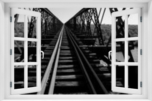 Fototapeta Naklejka Na Ścianę Okno 3D - railway bridge