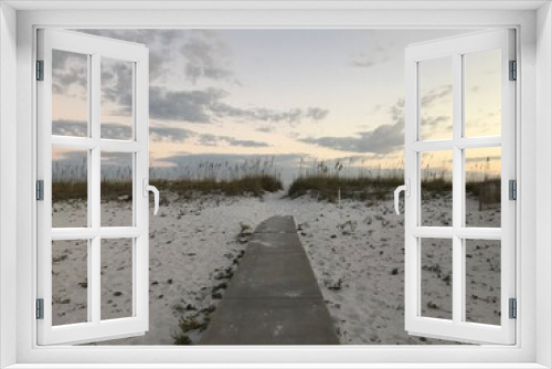Fototapeta Naklejka Na Ścianę Okno 3D - Beach Morning 
