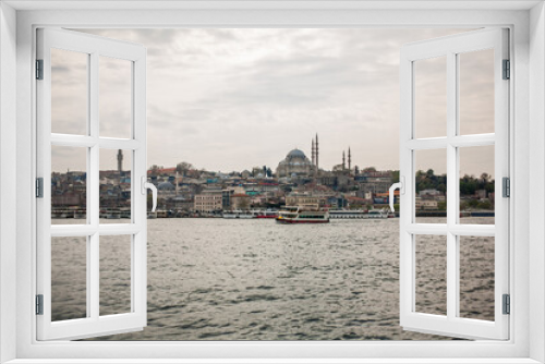 Fototapeta Naklejka Na Ścianę Okno 3D - Waterfront landscape of Istanbul, Turkey