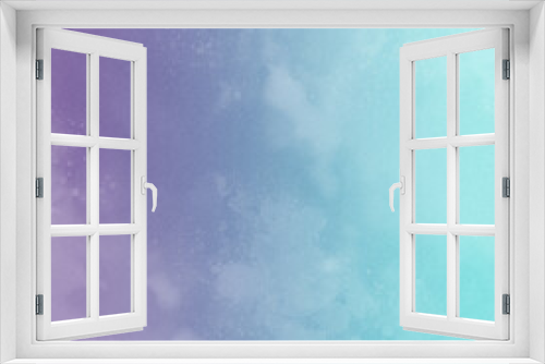 Fototapeta Naklejka Na Ścianę Okno 3D - Abstract watercolor blue gradient background. Two-color gradient. Modern social media post background.