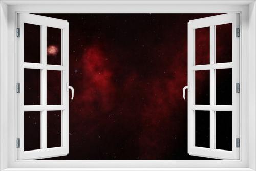 Fototapeta Naklejka Na Ścianę Okno 3D - Nebula 3d rendering, deep space background illustration