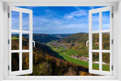 Fototapeta Naklejka Na Ścianę Okno 3D - Glatt Wasserschloss bei Sulz am Neckar