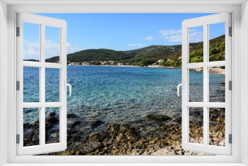 Fototapeta Naklejka Na Ścianę Okno 3D - costa di cres isola della croazia