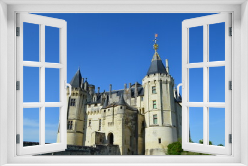 Fototapeta Naklejka Na Ścianę Okno 3D - Le château de Saumur  (Maine et Loire - Pays de la Loire - France)