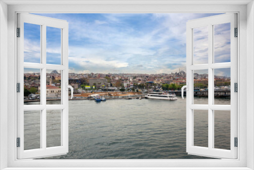 Fototapeta Naklejka Na Ścianę Okno 3D - Istanbul waterfront, It's the most populous city in Turkey and the country's economic, cultural and historic center. Locate between the Sea of Marmara and the Black Sea