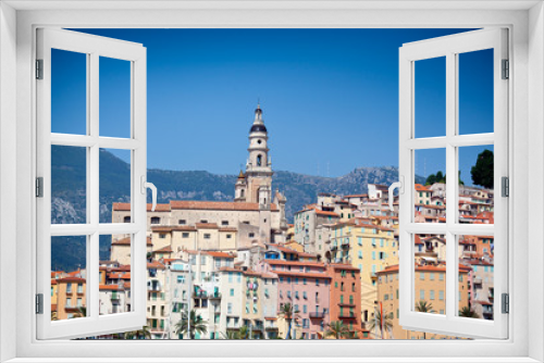 View of old town, Menton