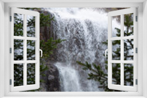Fototapeta Naklejka Na Ścianę Okno 3D - The Ars waterfall is a natural waterfall in France, Pyrenees.