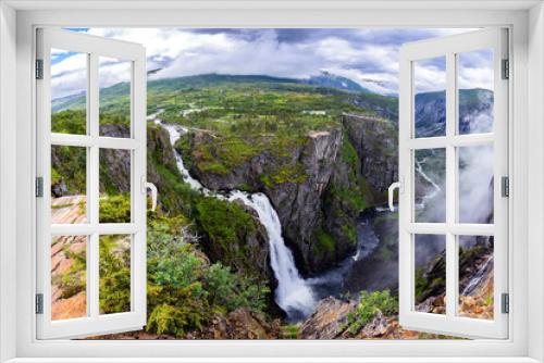 Fototapeta Naklejka Na Ścianę Okno 3D - Grandiose waterfall
