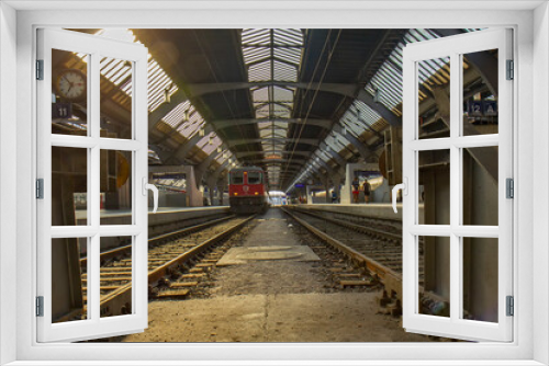 Fototapeta Naklejka Na Ścianę Okno 3D - Interior of the Zurich Main Station