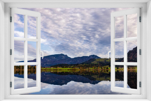 Fototapeta Naklejka Na Ścianę Okno 3D - Majestic Lakes - Walchsee
