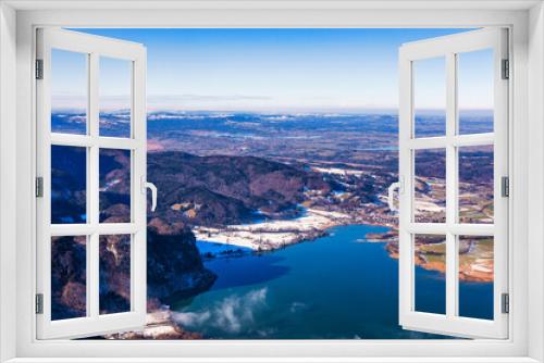Fototapeta Naklejka Na Ścianę Okno 3D - Majestic Lakes - Kochelsee