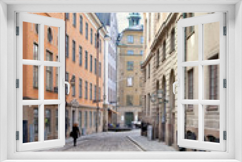 Fototapeta Naklejka Na Ścianę Okno 3D - City Stockholm