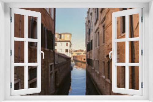 Fototapeta Naklejka Na Ścianę Okno 3D - Venice cityscape, famous canal and architecture