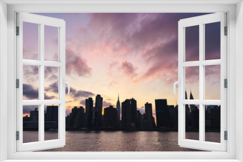 New York City (sunset) Background Image - Aug, 2022