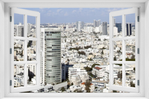 Fototapeta Naklejka Na Ścianę Okno 3D - Tel-Aviv Cityscape
