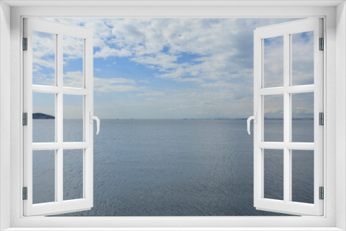 Fototapeta Naklejka Na Ścianę Okno 3D - Seascape, blue Sky and sea water
