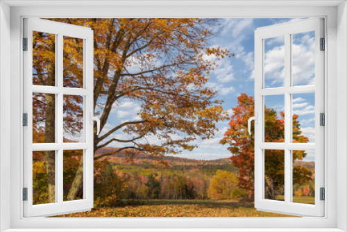 Fototapeta Naklejka Na Ścianę Okno 3D - New Hampshire-Sugar Hill