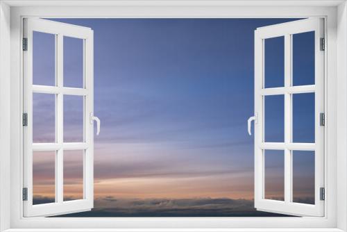 Fototapeta Naklejka Na Ścianę Okno 3D - Sunset blue sky high res