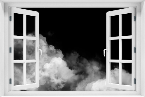 Fototapeta Naklejka Na Ścianę Okno 3D - Black Sky with Beautiful Cloud