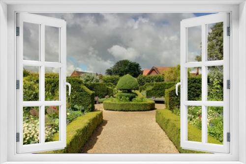 Fototapeta Naklejka Na Ścianę Okno 3D - jardin britannique