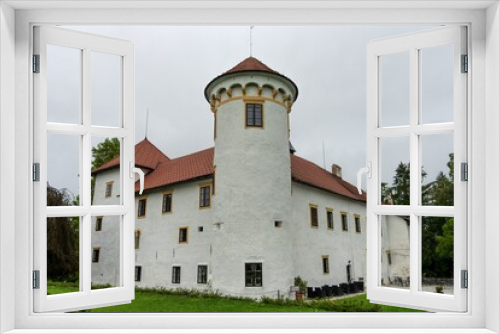 Fototapeta Naklejka Na Ścianę Okno 3D - renaissance castle
