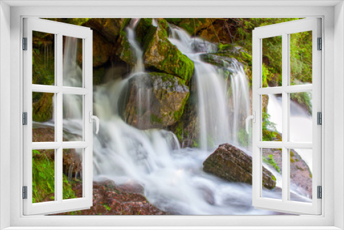 Fototapeta Naklejka Na Ścianę Okno 3D - Beautiful waterfall .Catalonia.Spain