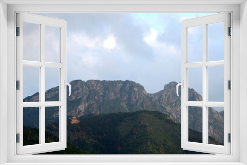 Fototapeta Naklejka Na Ścianę Okno 3D - Tatra mountains Giewont hill