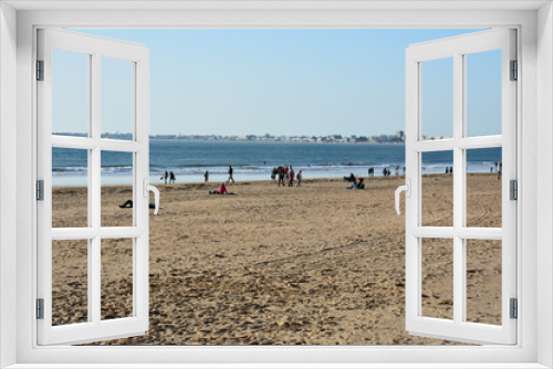 Fototapeta Naklejka Na Ścianę Okno 3D - Pornichet - La Baule - Loisirs à la plage