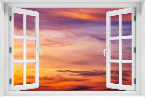 Fototapeta Naklejka Na Ścianę Okno 3D - Sky at sunset or dawn abstract natural background