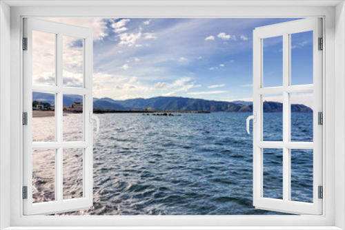 Fototapeta Naklejka Na Ścianę Okno 3D - Vista sul mare siciliano