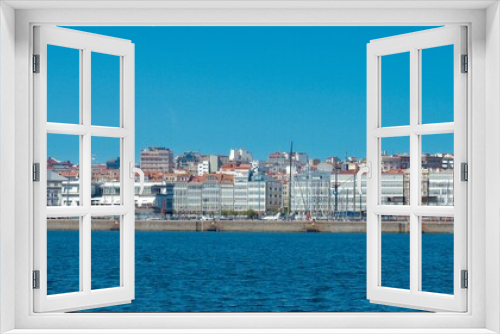 Fototapeta Naklejka Na Ścianę Okno 3D - Architecture, La Coruña, España